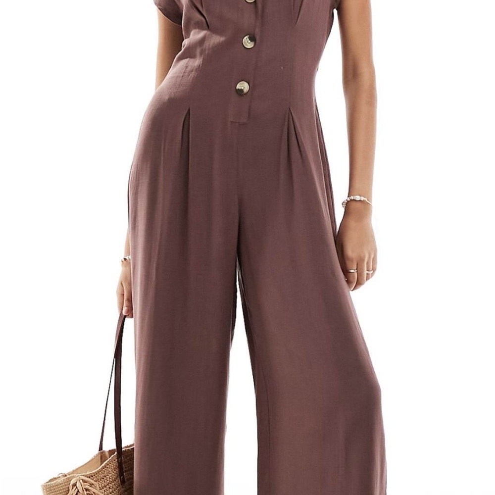 Elegant Brown Jumpsuit